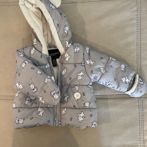 London Fog Puffer bunting/ snowsuit - Picture 2 of 5